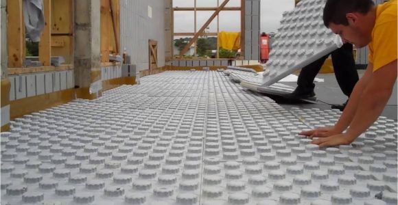 Creatherm Radiant Heat Floor Panels Creatherm Neopor Radiant Floor Panel Install New York Youtube