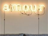 Creed Lighting Applique Murale Neon Art Amour Transformateur Blanc Brillant