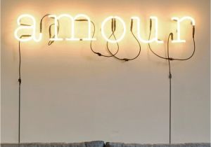 Creed Lighting Applique Murale Neon Art Amour Transformateur Blanc Brillant