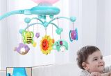 Crib Mobile with Lights 2018 Baby Bed Mobile Musical Cot Crib Rotary Music Box Kid Stars
