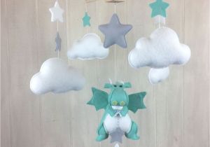 Crib Mobile with Lights Baby Mobile Airplane Mobile Star Mobile Cloud Mobile Mint