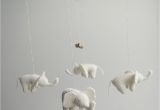 Crib Mobile with Lights Baby Mobile Nursery Mobile Elephant Mobile Sweetest Dreems