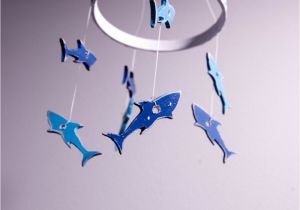 Crib Mobile with Lights Shark Baby Mobile 25 This Mobile is Simple and Cute I Mean