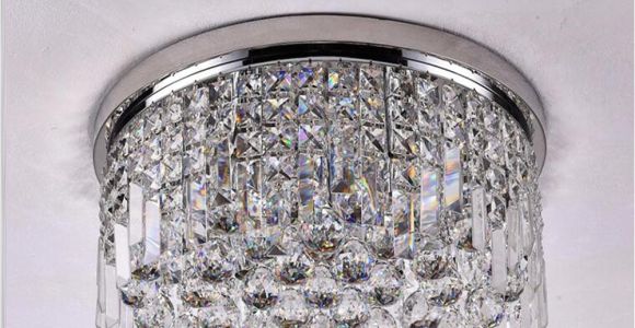Crystal Light Coupons 2018 Round Design Crystal Ceiling Lights Modern Ceiling Lamp Ac 110v