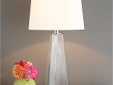 Crystal Table Lamps for Living Room Seeded Glass Pyramid Table Lamp Cedar Lake Bedroom