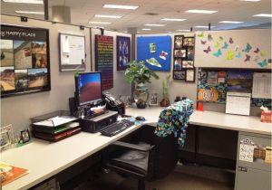 Cubicle Decorating Kits Office Cubicle Ideas for Office with L Shape Desk and Divider