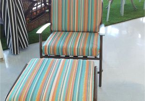 Custom Cushions for Benches Silver State Sunbrella Espadrille Caribbean New Traditions