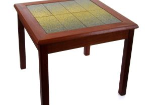 Danish Coffee Table 11 Wood Coffee Table with Tile top