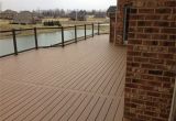 Deck Lighting Unlimited This is A Vinyl Encapsulated Composite Deck with An Aluminum Powder