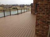 Deck Lighting Unlimited This is A Vinyl Encapsulated Composite Deck with An Aluminum Powder