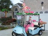 Decorated Golf Cart for Christmas Parade Golf Cart Parade Flamingos I Love the Mimosa Ingredients Gotta