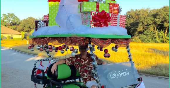 Decorated Golf Cart for Christmas Parade Golf Carts Golf Cart Parts Can Help Customize Your Cart Read