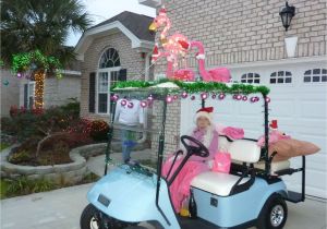 Decorated Golf Carts for Wedding Golf Cart Parade Flamingos I Love the Mimosa Ingredients Gotta