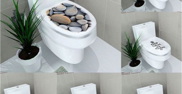 Decorated toilet Seats Lovely toilet Seats Bathroom Wall Stickers for Home Decoration Decal