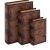 Decorative Book Box Sets Leather Book Box Set Decor with Faith Inspirational theme Tuscan