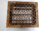 Decorative Cast Aluminum Foundation Vents Antique Cast Iron Victorian Heat Grate Register Vent Old Vtg