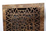 Decorative Cast Aluminum Foundation Vents Antique Cast Iron Victorian Heat Grate Register Vent Old Vtg