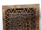 Decorative Cast Iron Foundation Vents Antique Cast Iron Victorian Heat Grate Register Vent Old Vtg