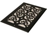Decorative Cast Iron Foundation Vents Decor Grates 6 In X 12 In Cast Iron Steel Scroll Cold Air Return