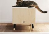 Decorative Cat Trees This Minimalist Modern Cat Bed Doubles as A Functional Side Table