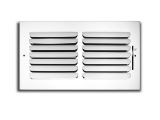 Decorative Ceiling Heat Registers Truaire 10 In X 6 In 1 Way Fixed Curved Blade Wall Ceiling