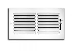 Decorative Ceiling Heat Registers Truaire 10 In X 6 In 1 Way Fixed Curved Blade Wall Ceiling