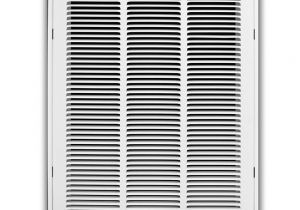 Decorative Ceiling Registers and Grilles Truaire 16 In X 25 In White Return Air Filter Grille H190 16×25