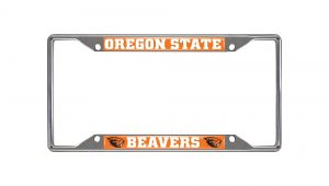 Decorative Chrome License Plate Frames Kohl S oregon State Beavers License Plate Frame License Plate