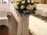 Decorative Column Wraps Uk Flower Arrangement On Pillar Column for Wedding Ceremony at Adelaide