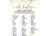 Decorative Computer Paper Baby Shower Amazon Com 25 Gold Baby Shower Games for Boys or Girls Fun Party