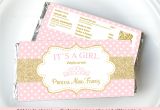 Decorative Computer Paper Baby Shower Baby Shower Candy Wrappers Baby Shower Chocolate Wrapper