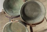 Decorative Copper Pots for Sale Reclaimed Vintage Copper Pots On Stands the Period Victorian