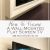 Decorative Cord Covers Flat Screen Tv Custom Diy Frame for Wall Mounted Tv Finished Pinterest