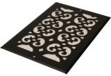 Decorative Floor Vent Covers Home Depot Decor Grates 6 In X 12 In Cast Iron Steel Scroll Cold Air Return