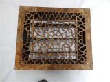 Decorative Iron Foundation Vents Antique Cast Iron Victorian Heat Grate Register Vent Old Vtg