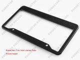 Decorative License Plate Frames 2pcs Front Rear Aluminum Usa Canada License Plate Frame Tag Cover
