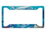 Decorative License Plate Frames for Cars Dolphins License Plate Frame Dolphins Car Tag Frame Dolphins