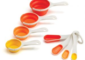 Decorative Measuring Cups and Spoons Chef N Sleekstor 8pc Pinch Pour Collapsible Measuring Cup