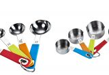 Decorative Measuring Cups and Spoons Cook N Home Cook N Home 8 Piece Measuring Spoon Cup Set Reviews