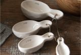 Decorative Measuring Cups Ceramic Ceramic Measuring Spoons Magnolia Chip Joanna Gaines