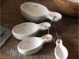 Decorative Measuring Cups Ceramic Ceramic Measuring Spoons Magnolia Chip Joanna Gaines