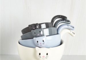 Decorative Measuring Cups Metal Meow for Measuring Cups Pinterest Measuring Cup Modcloth and Cups