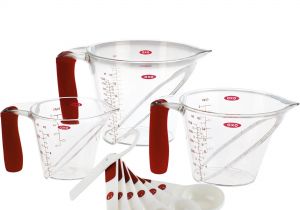 Decorative Measuring Cups Metal Oxo Good Grips 10 Piece Angled Measuring Cup Spoon Set Page 1