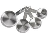 Decorative Measuring Cups Metal Stainless Steel 4 Piece Cheese Making Measuring Cups Products