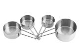 Decorative Measuring Cups Stainless 8 Pcs Set Stainless Steel Measuring Cup Kitchen Measuring tools Sets