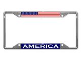 Decorative Metal License Plate Frames America Flag Country Metal License Plate Frame Tag Holder Four Holes