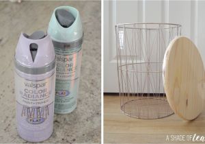 Decorative Metal Wire Trash Can How to Wire Trash Can Turned Side Table