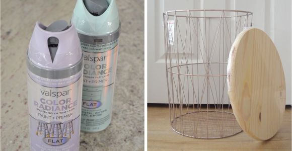 Decorative Metal Wire Trash Can How to Wire Trash Can Turned Side Table