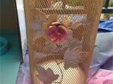 Decorative Metal Wire Trash Can Vintage Wire Wastebasket I Revamped A Little It Was Already A Brass