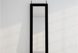 Decorative Mirror Clips Canada Mcs 13 5 In W X 49 5 In H Black Door Mirror 72923 the Home Depot